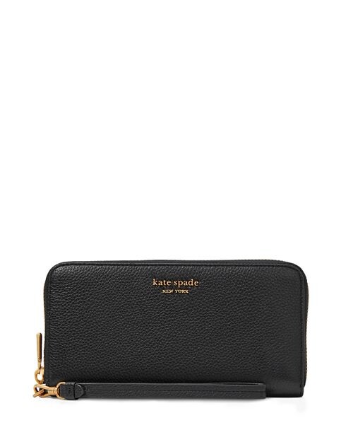 

Ремешок Ava из шагреневой кожи Continental на молнии kate spade new york, цвет Black