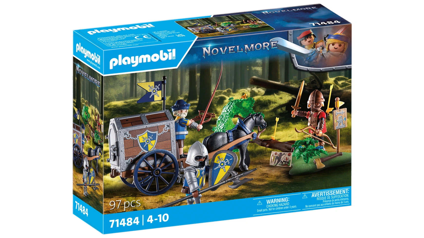 рыцари юбилейный рыцарь playmobil Novelmore рейд грузового транспорта Playmobil