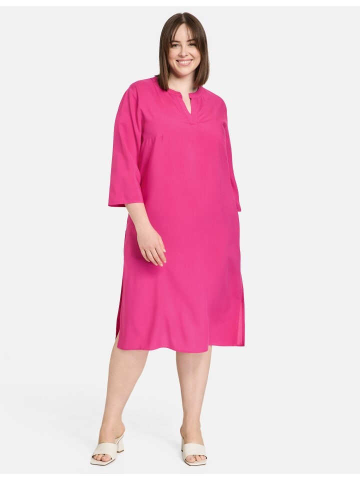

Короткое платье SAMOON Langarm kurz, цвет magenta