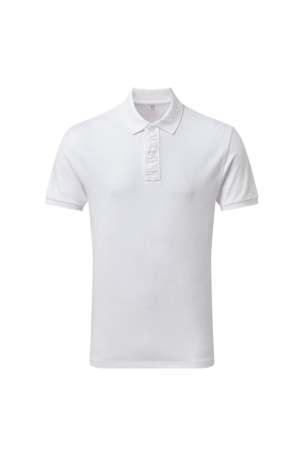 Рубашка-поло Infinity стрейч Asquith & Fox, белый