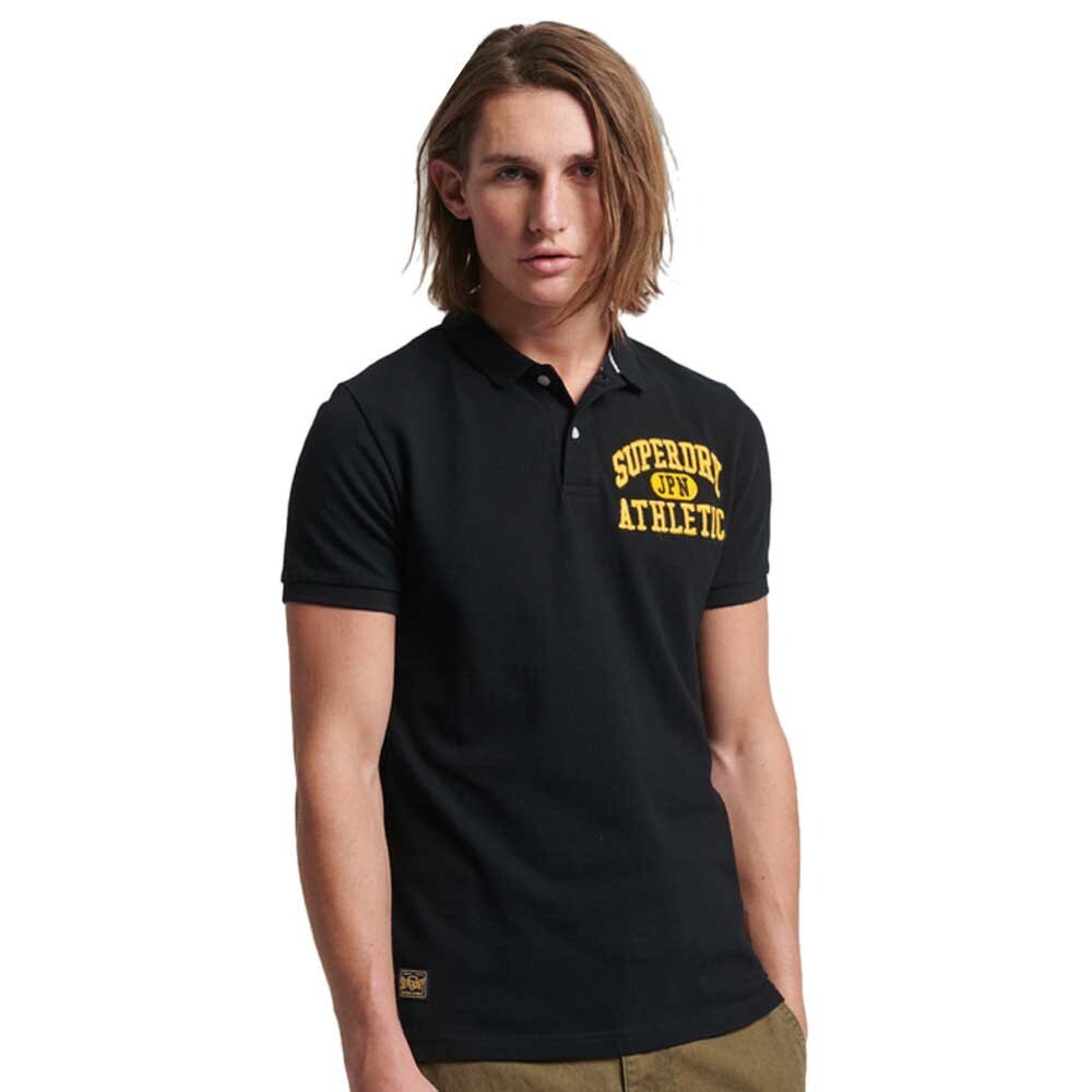 

Поло Superdry Vintage Superstate, черный