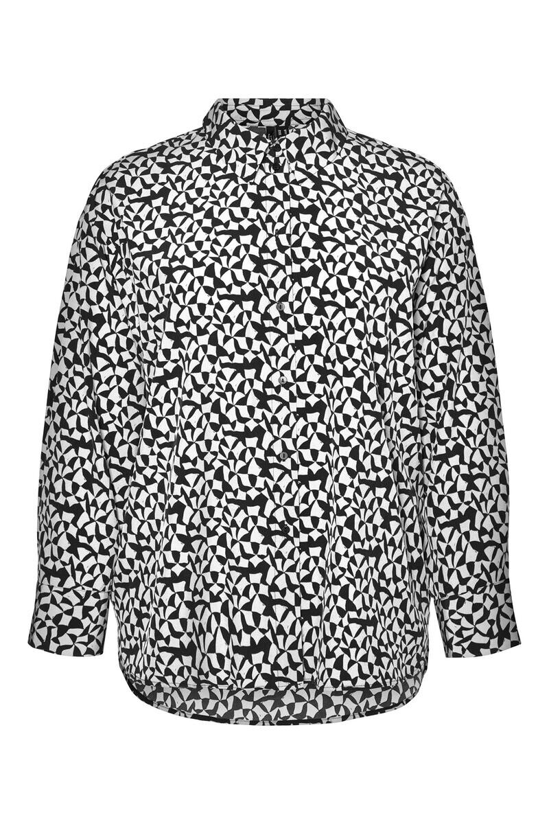 

Рубашка Curve с длинными рукавами Vero Moda Curve, черный