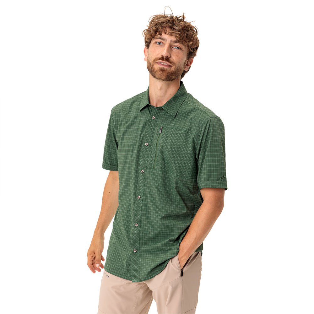 Рубашка с коротким рукавом VAUDE Seiland IV, зеленый