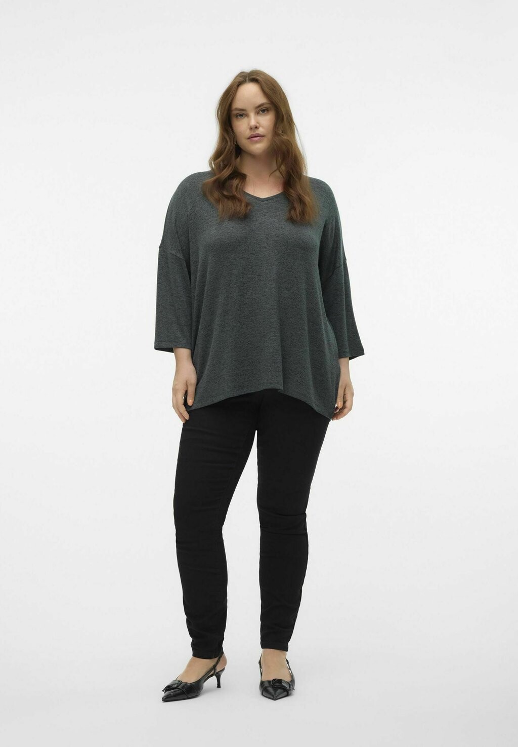 

Джемпер VMCBRIANNA Vero Moda Curve, хаки