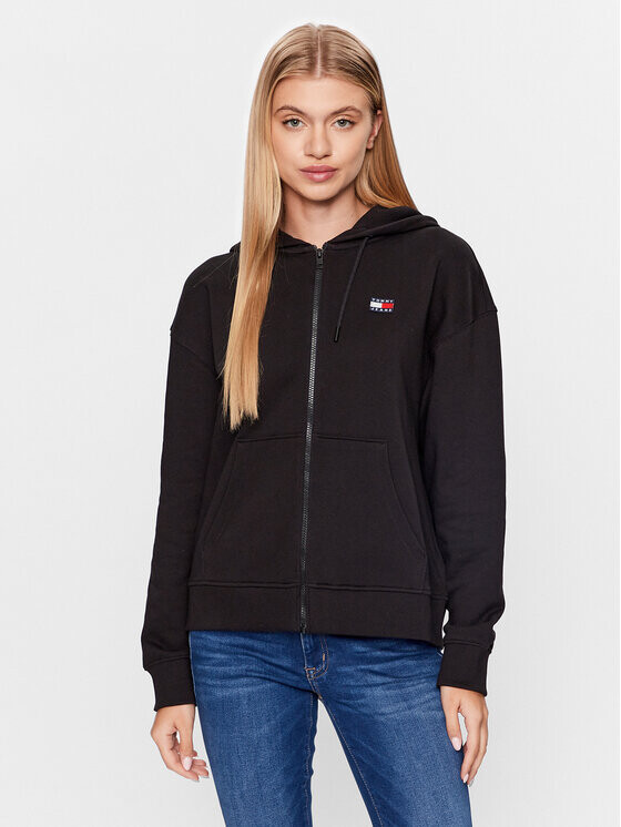 

Толстовка свободного кроя Tommy Jeans, черный