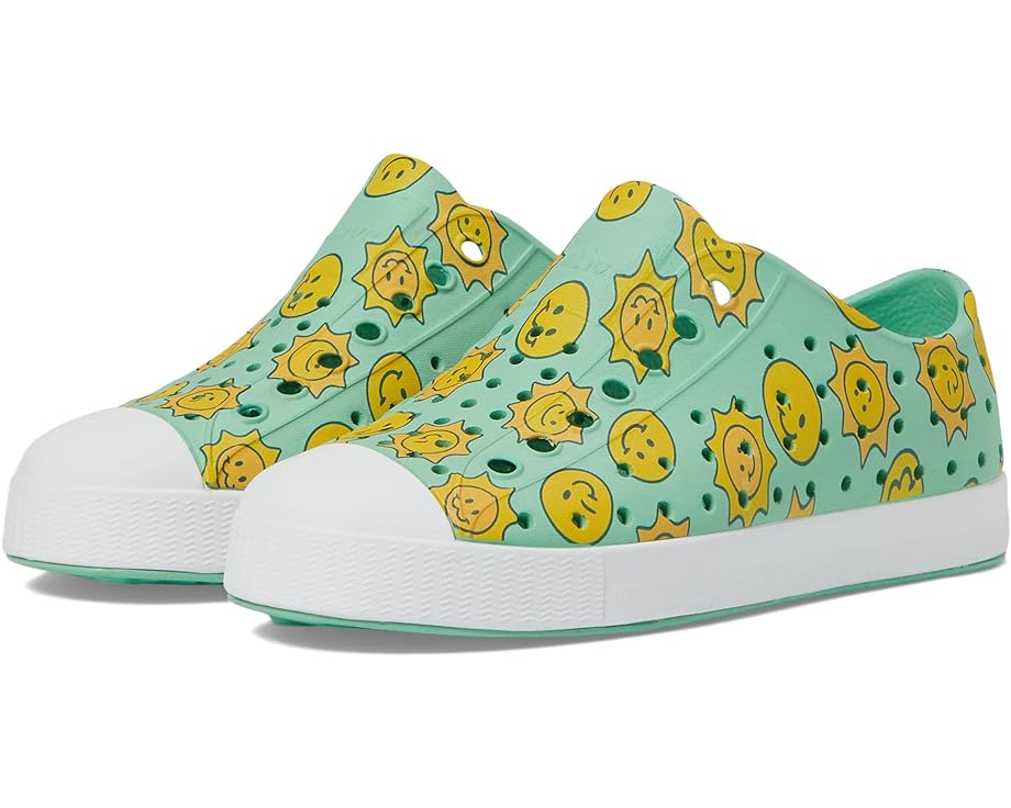 Кроссовки Native Shoes Jefferson Sugarlite Print, цвет Candy Green/Shell White/Raincoat Sunsmile кроссовки native shoes jefferson sugarlite clog цвет candy green shell white