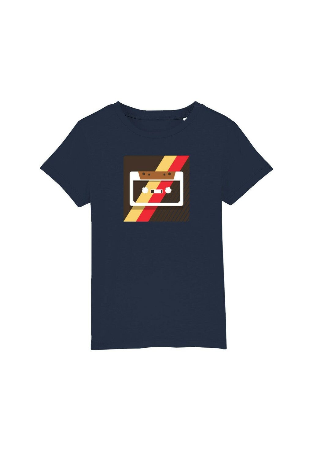 

Футболка с принтом KASSETTE Watapparel, цвет navy