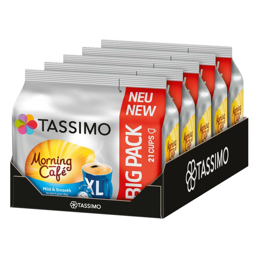 

Tassimo капсулы Morning Café XL T-Discs Mild & Smooth 5 x 21 - 105 напитков
