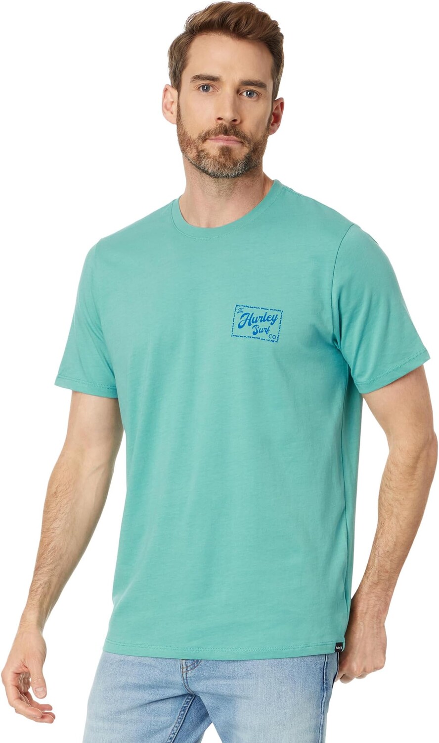 

Футболка Hut Life с короткими рукавами Hurley, цвет Broken Jade