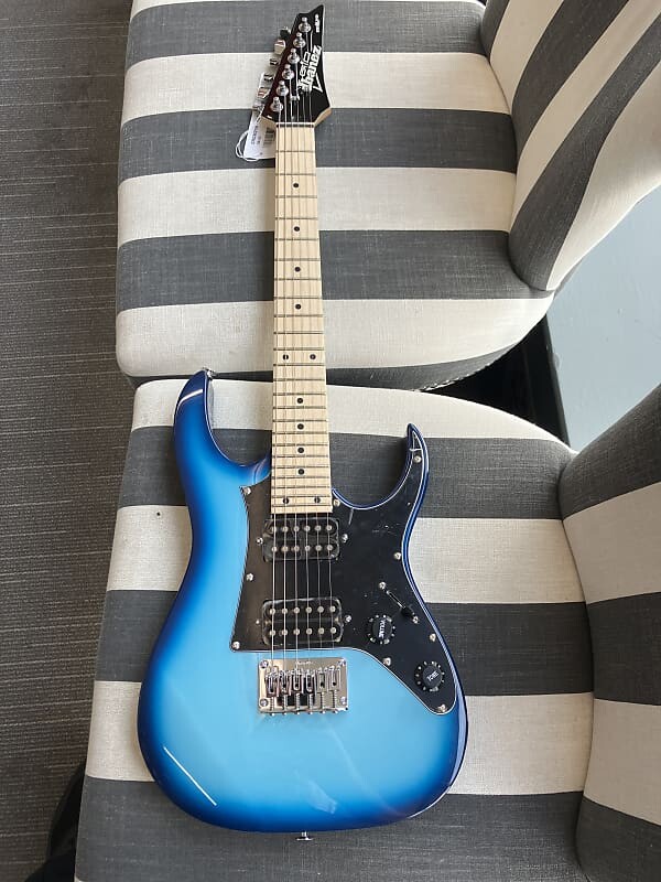 

Электрогитара Ibanez GRGM21M-BLT Gio miKro 2020 - Present - Blue Burst