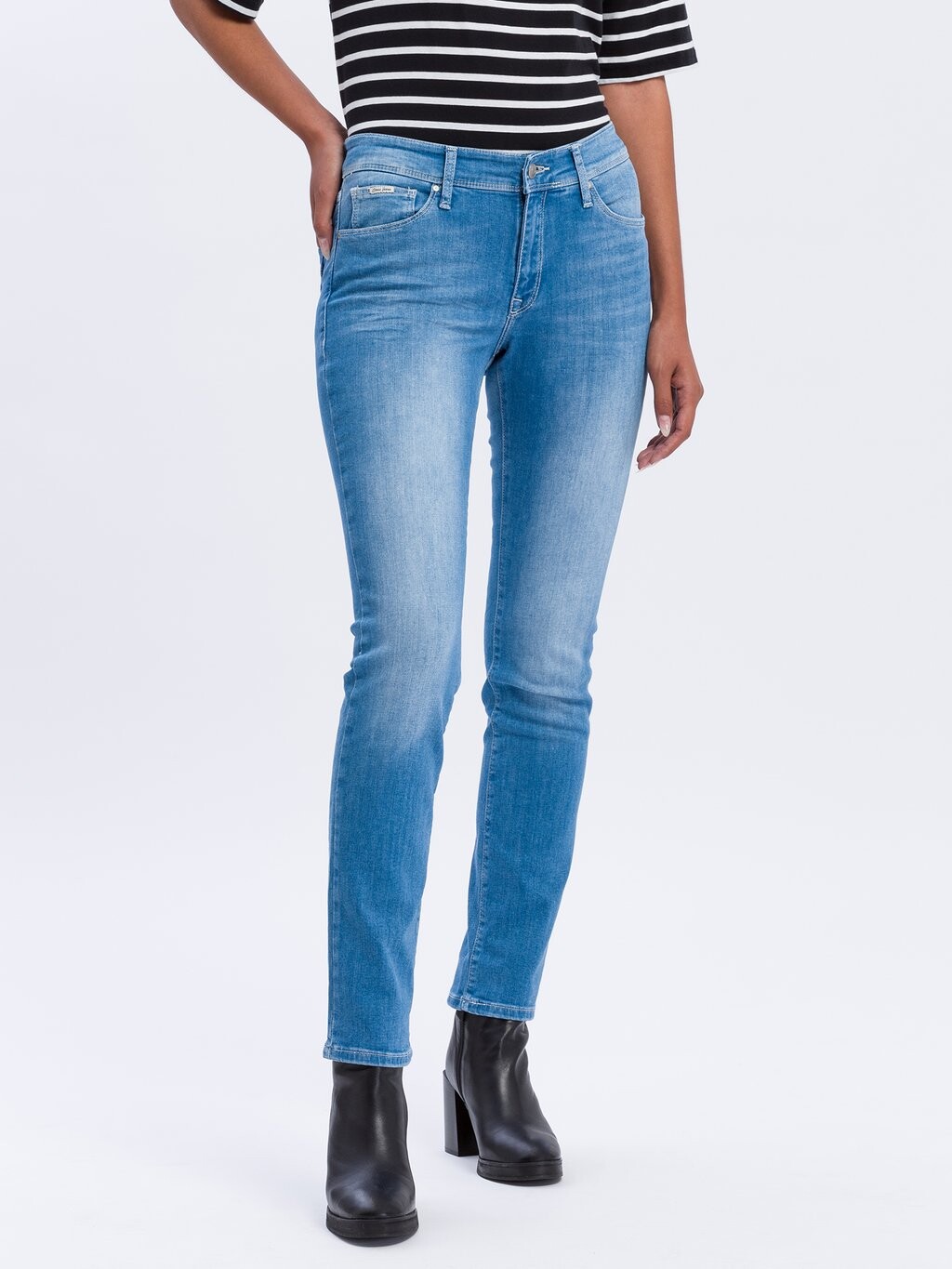 

Джинсы облегающего кроя Cross Jeans, светло-синий