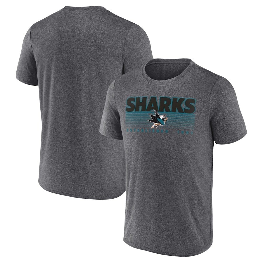 

Футболка с коротким рукавом Fanatics Branded San Jose Sharks, угольный