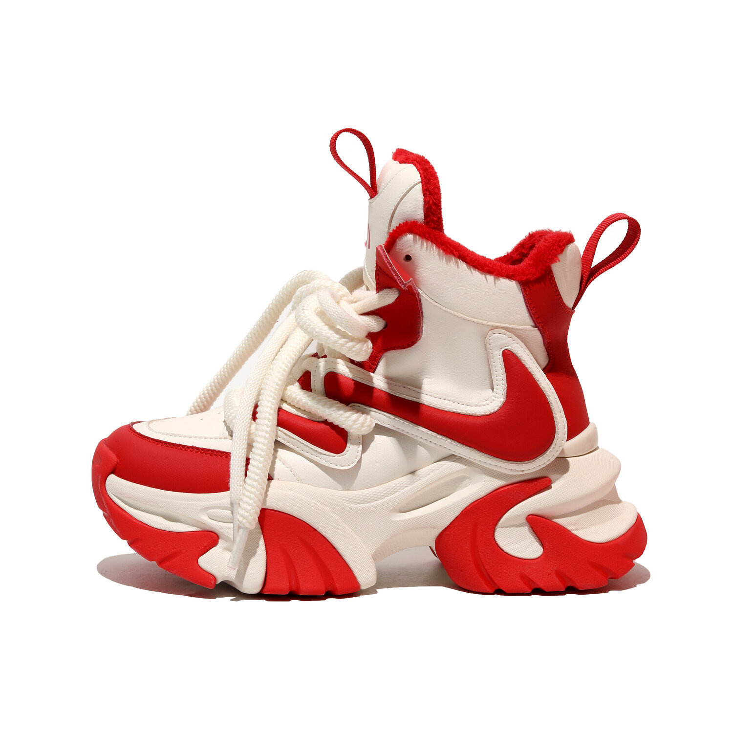 

Кроссовки Amoy Love Chunky Sneakers Women's High-top, цвет Off White