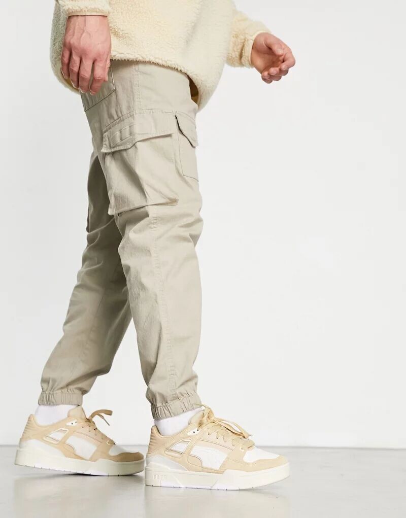 

Кроссовки PUMA Slipstream Cloud белого и бледно-хаки