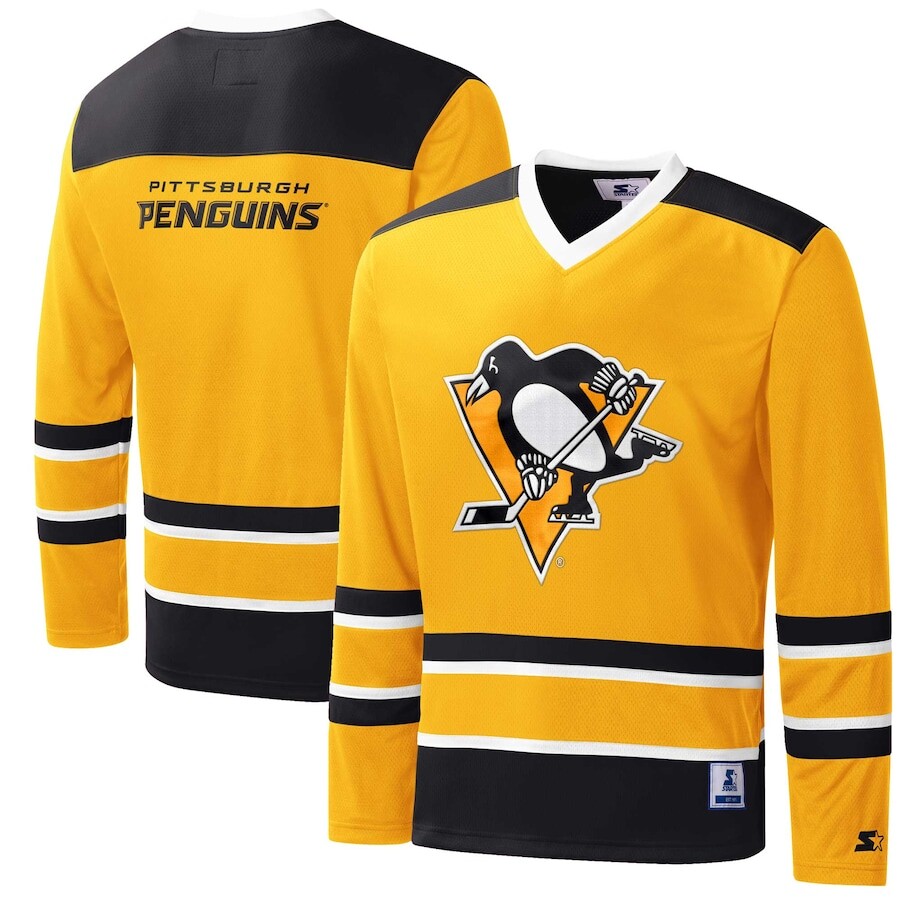 

Футболка с длинным рукавом Starter Pittsburgh Penguins, золотой