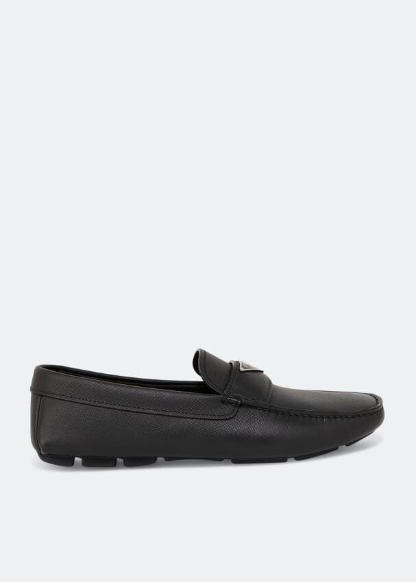 

Лоферы Prada Leather, черный
