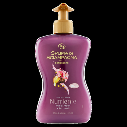 цена Питательное жидкое мыло-шампунь-пена с антибактериальным действием 400мл Spuma Di Sciampagna