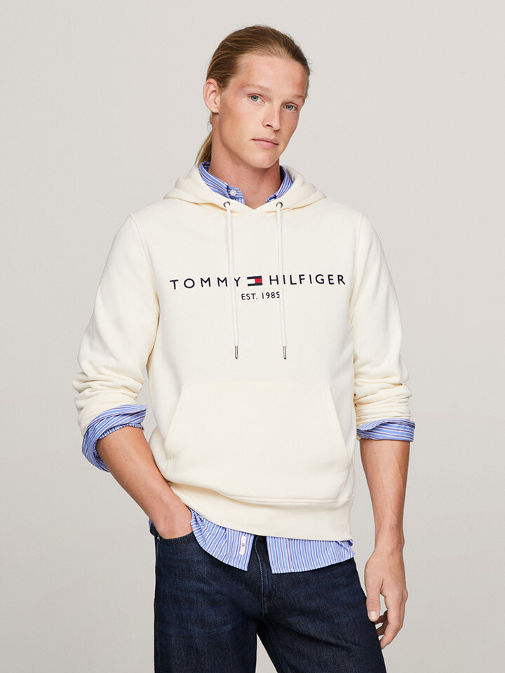 

Толстовка Tommy Hilfiger Hoodie, кремовый