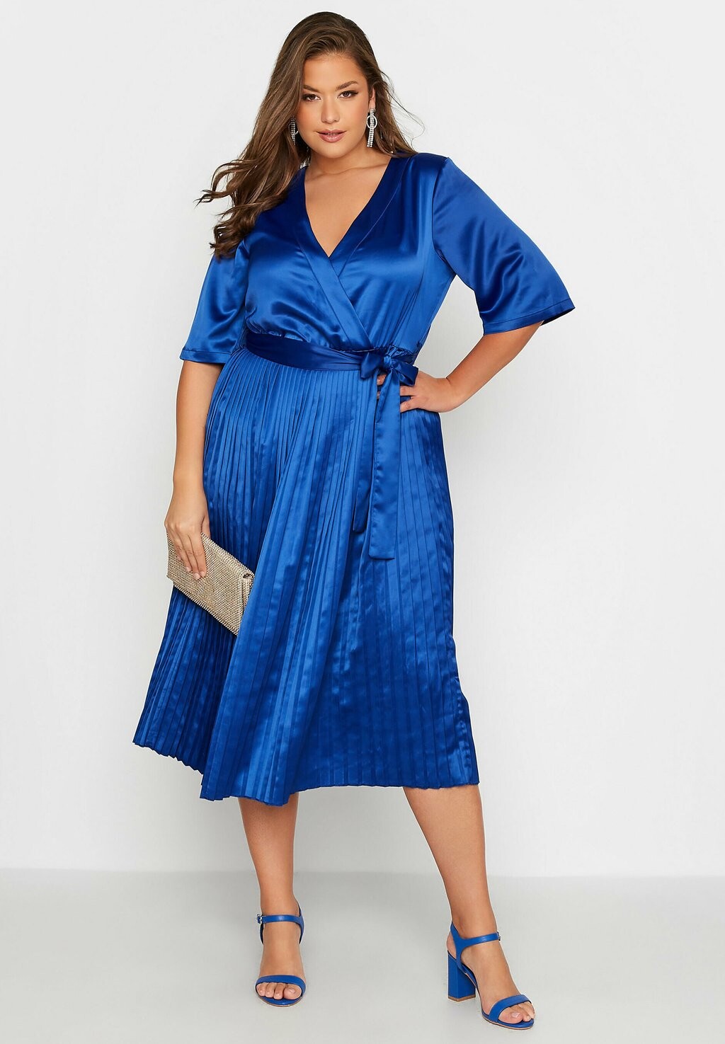 

Элегантное платье Yours Clothing, синий
