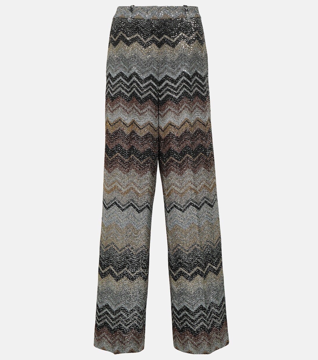 

Прямые брюки с зигзагом Missoni, мультиколор