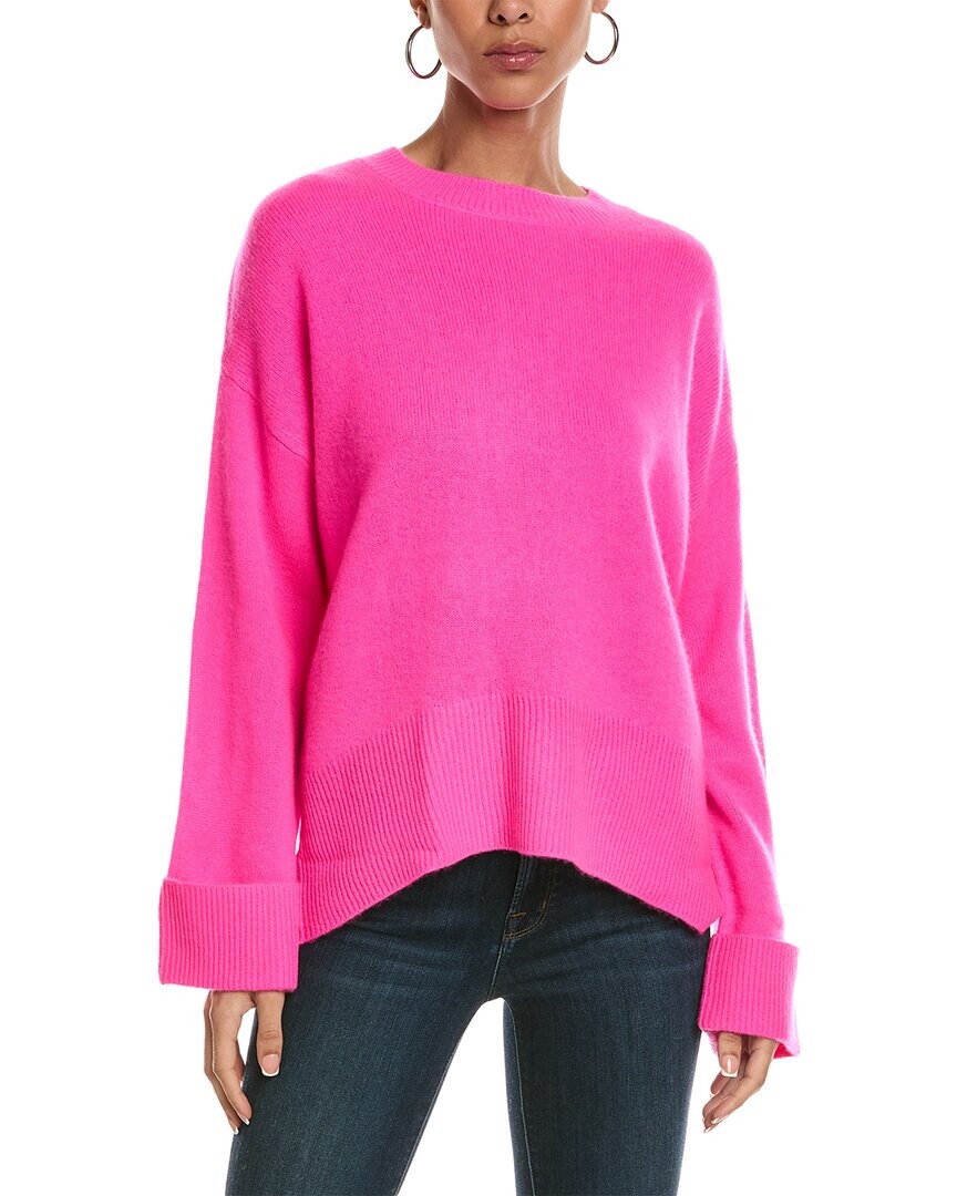 

Свитер бойфренда Brodie Cashmere Luxe Jamie Cashmere, розовый