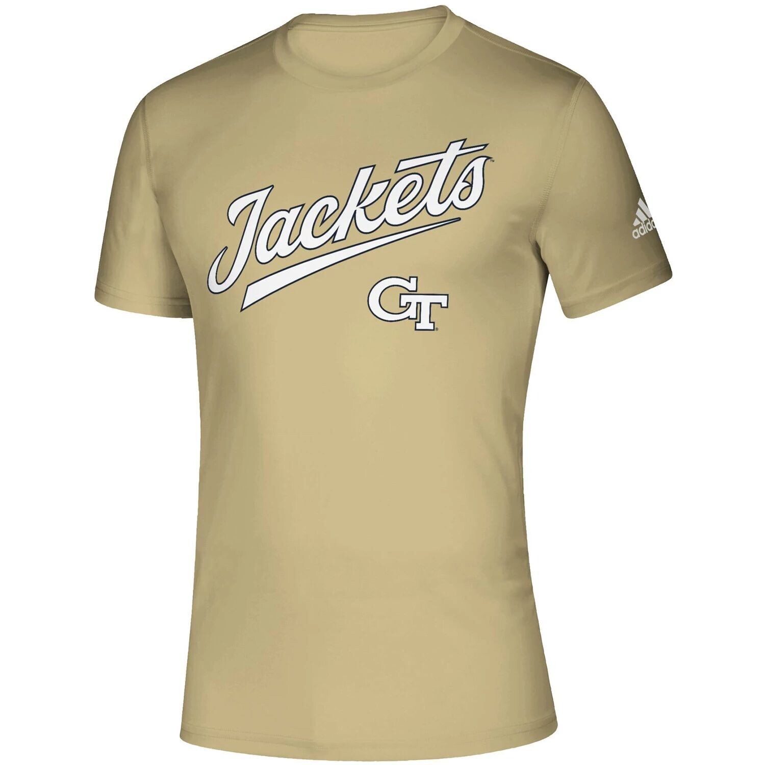 

Мужская золотая футболка Georgia Tech Yellow Jackets Script Ball Creator adidas