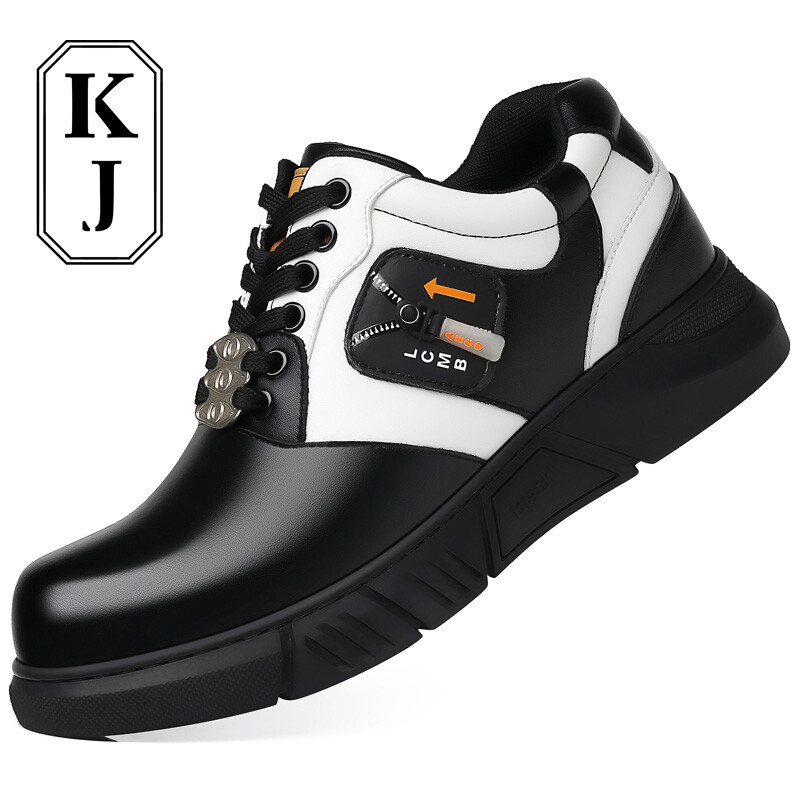

Туфли мужские низкие Kj, цвет KJ-529 black color, inner height increase by 8CM.
