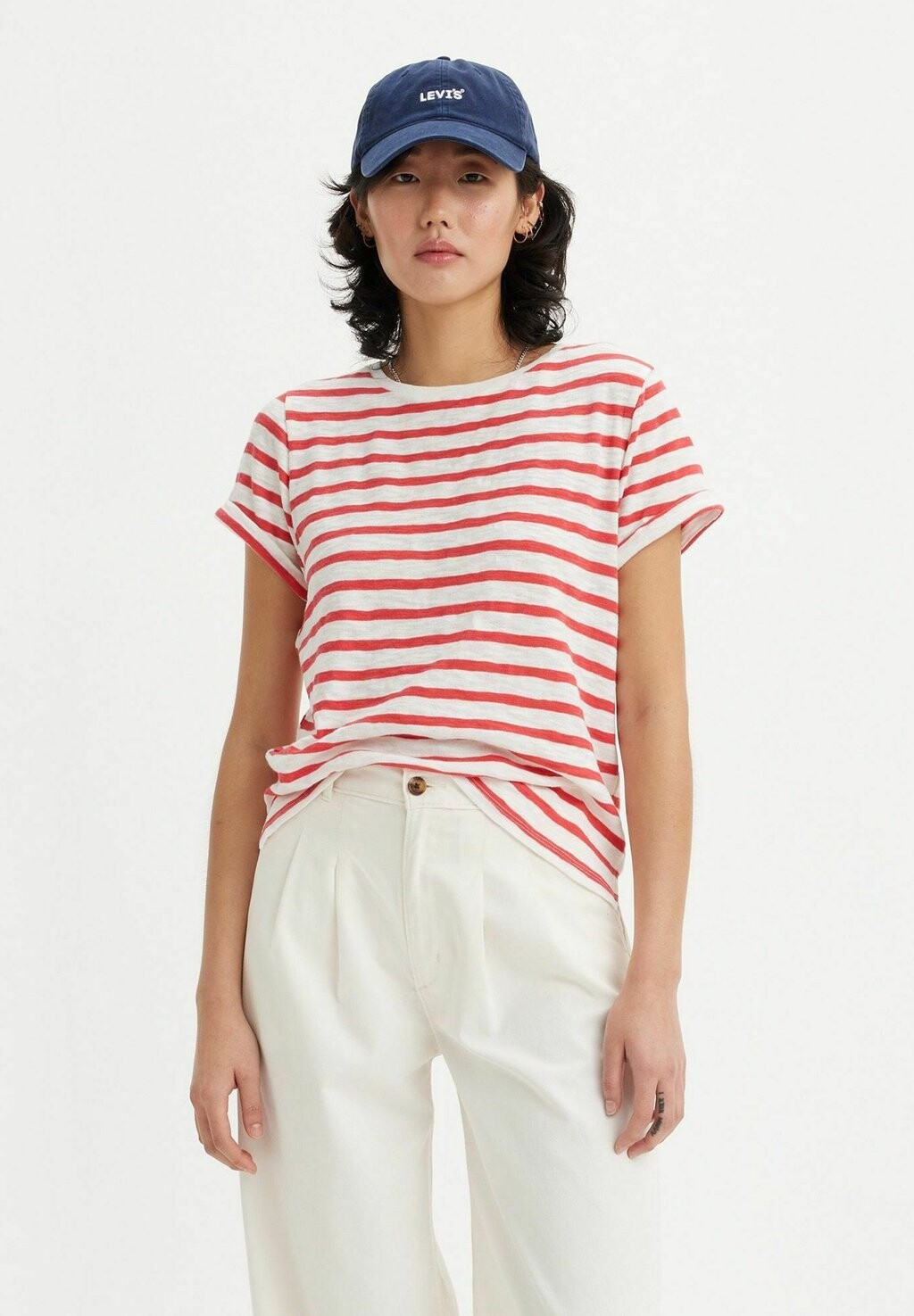 

Футболка с принтом MARGOT CAPTAIN PEACOAT STRIPE Levi's, цвет captain stripe peaco