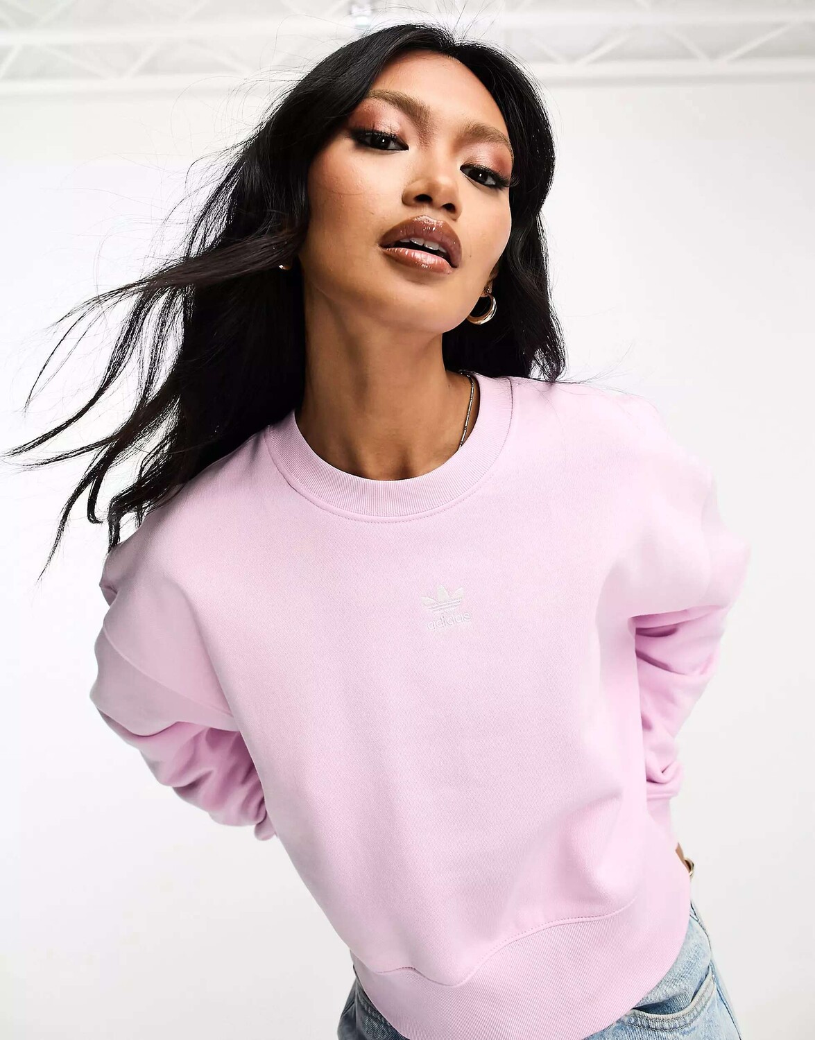 

Толстовка adidas Originals Essential в цвете Orchid Fusion