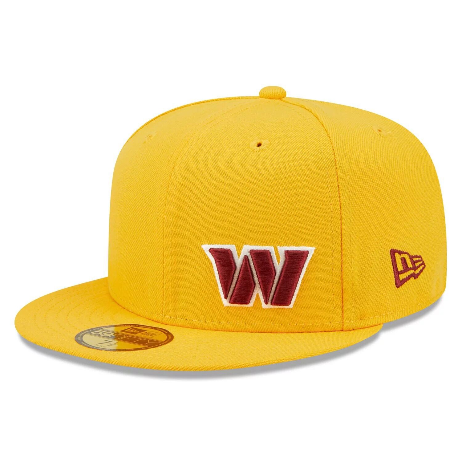 

Мужская приталенная шляпа New Era Gold Washington Commanders Flawless 59FIFTY