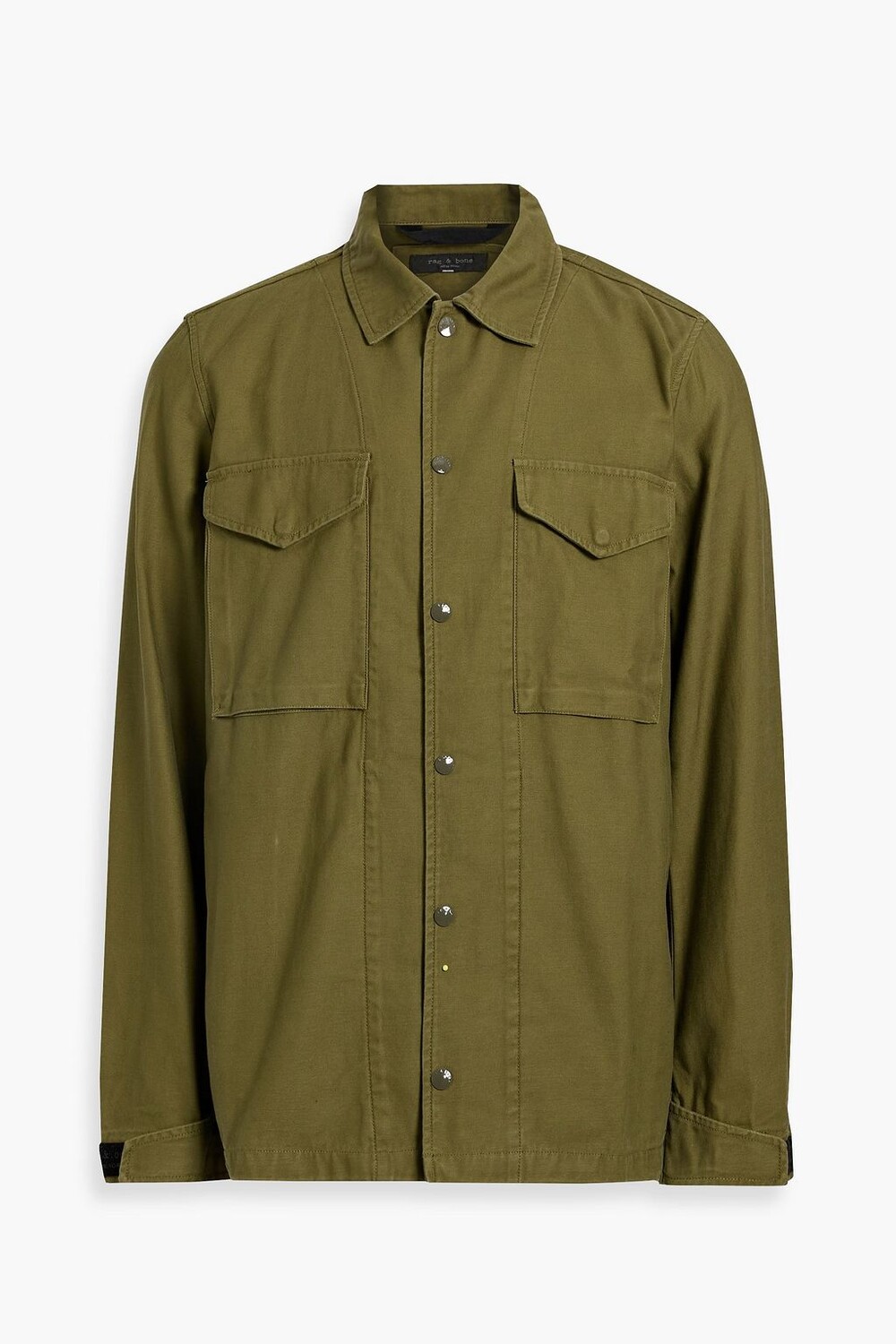 

Пиджак из летного хлопка RAG & BONE, зеленый