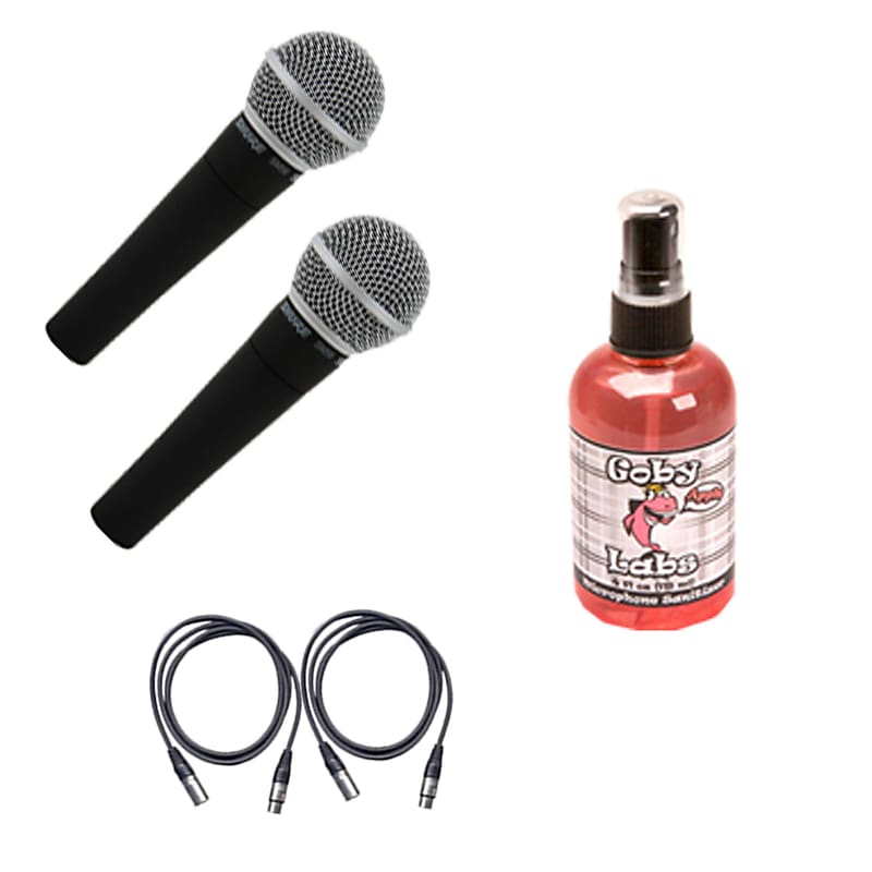 Микрофон Shure Shure SM58 Dynamic Vocal DJ Event Microphones (2 Pack)