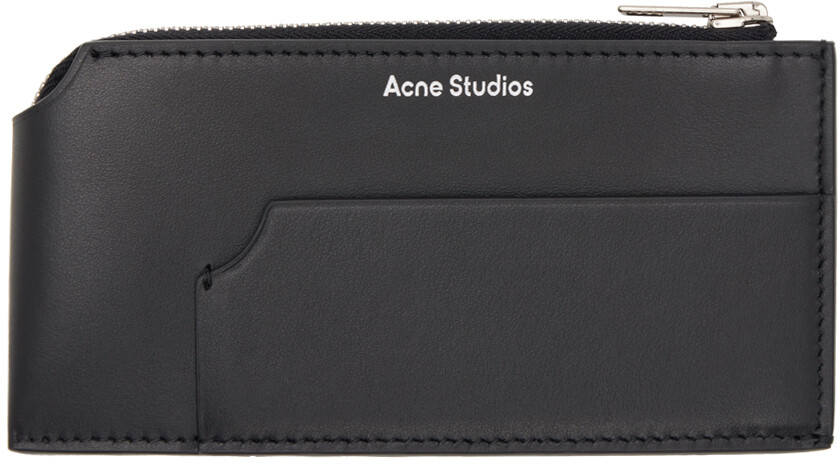 

Черная визитница на молнии Acne Studios