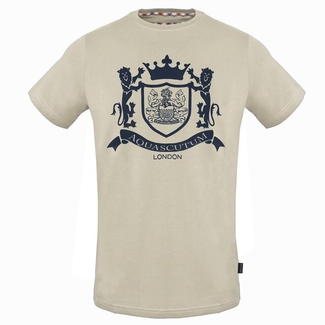 

Футболка с логотипом Royal Aquascutum, бежевый