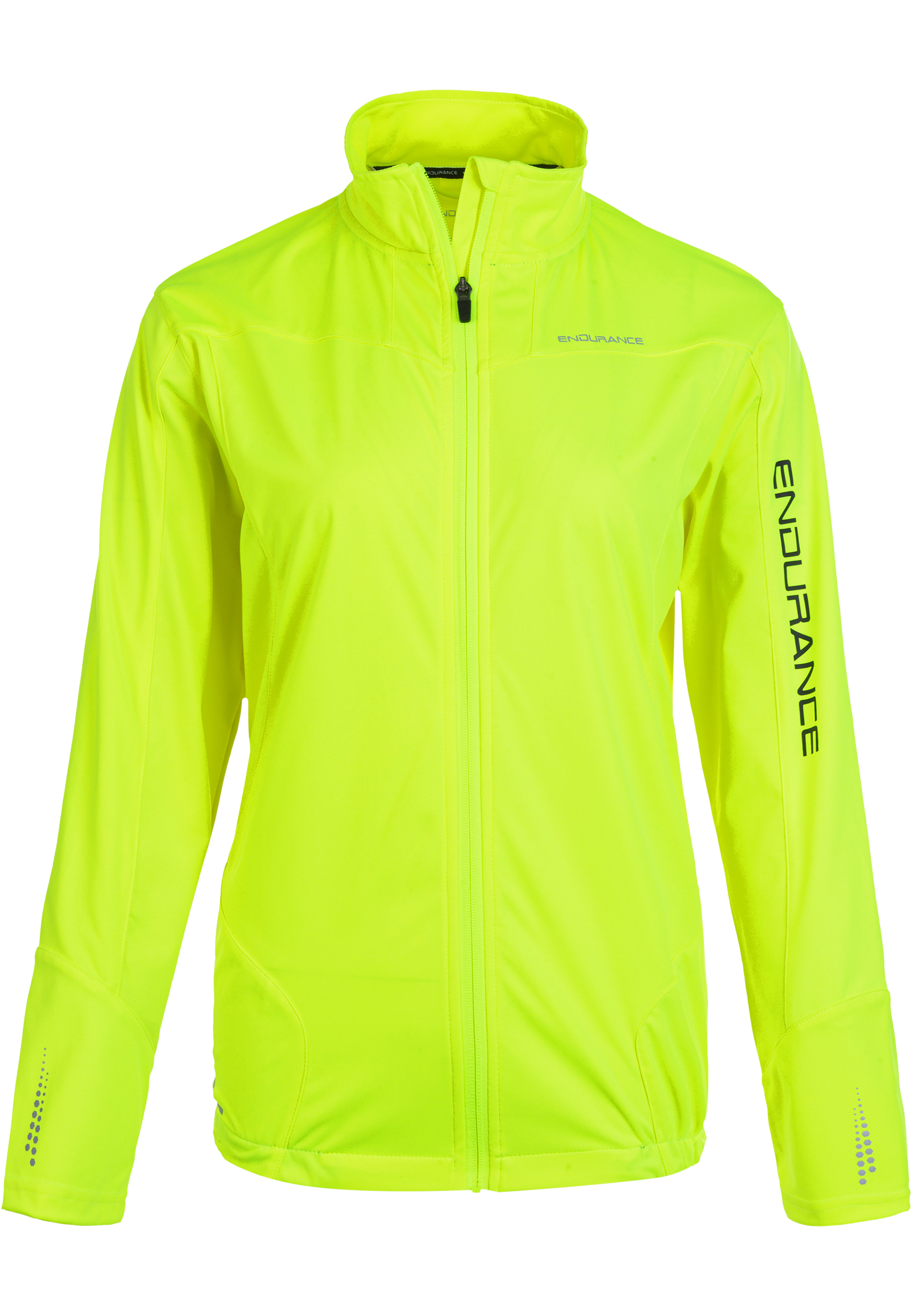 Куртка софтшелл Endurance Radtrikot ZIVA, цвет 5001 Safety Yellow