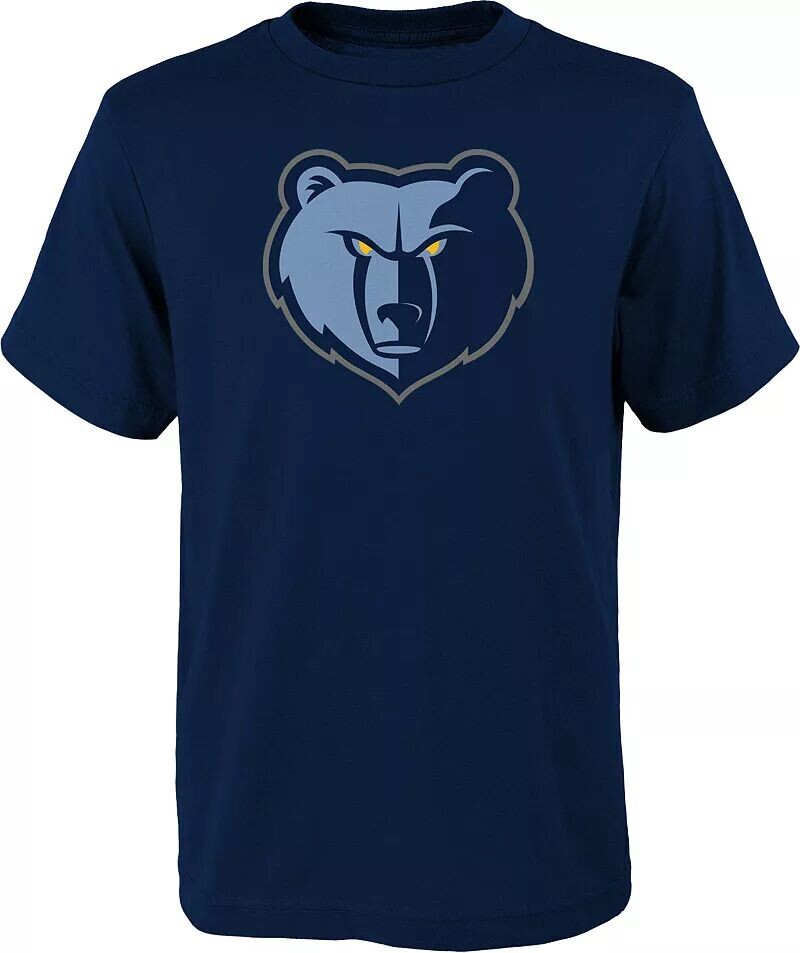 

Outerstuff Youth Темно-синяя футболка с логотипом Memphis Grizzlies