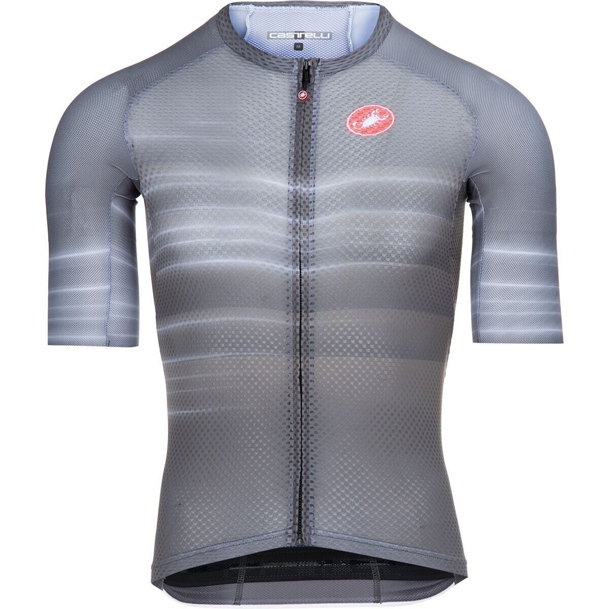 

Джерси climber's 3.0 с молнией во всю длину ограниченной серии Castelli, цвет gunmetal gray/silver