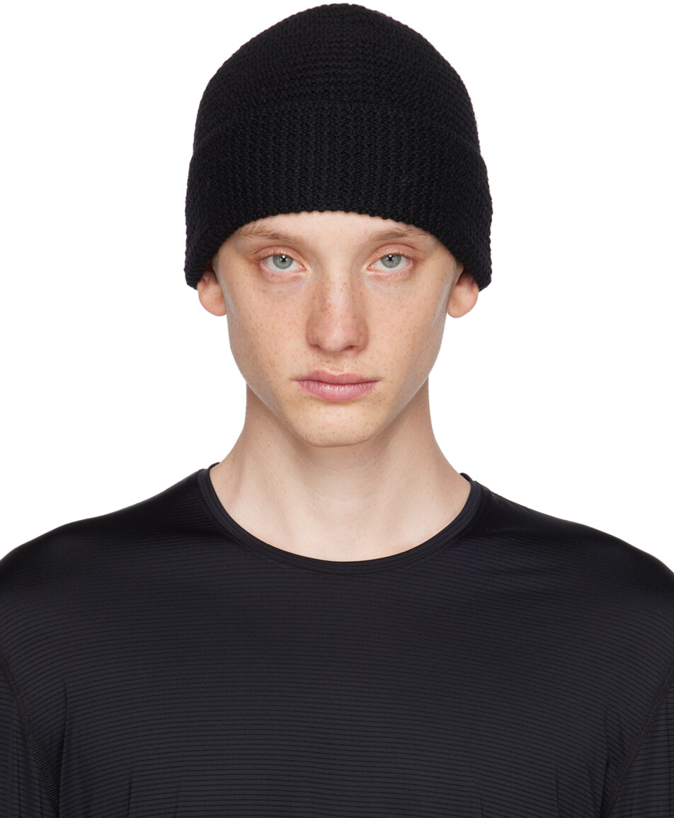 

Черная вафельная шапка Reigning Champ