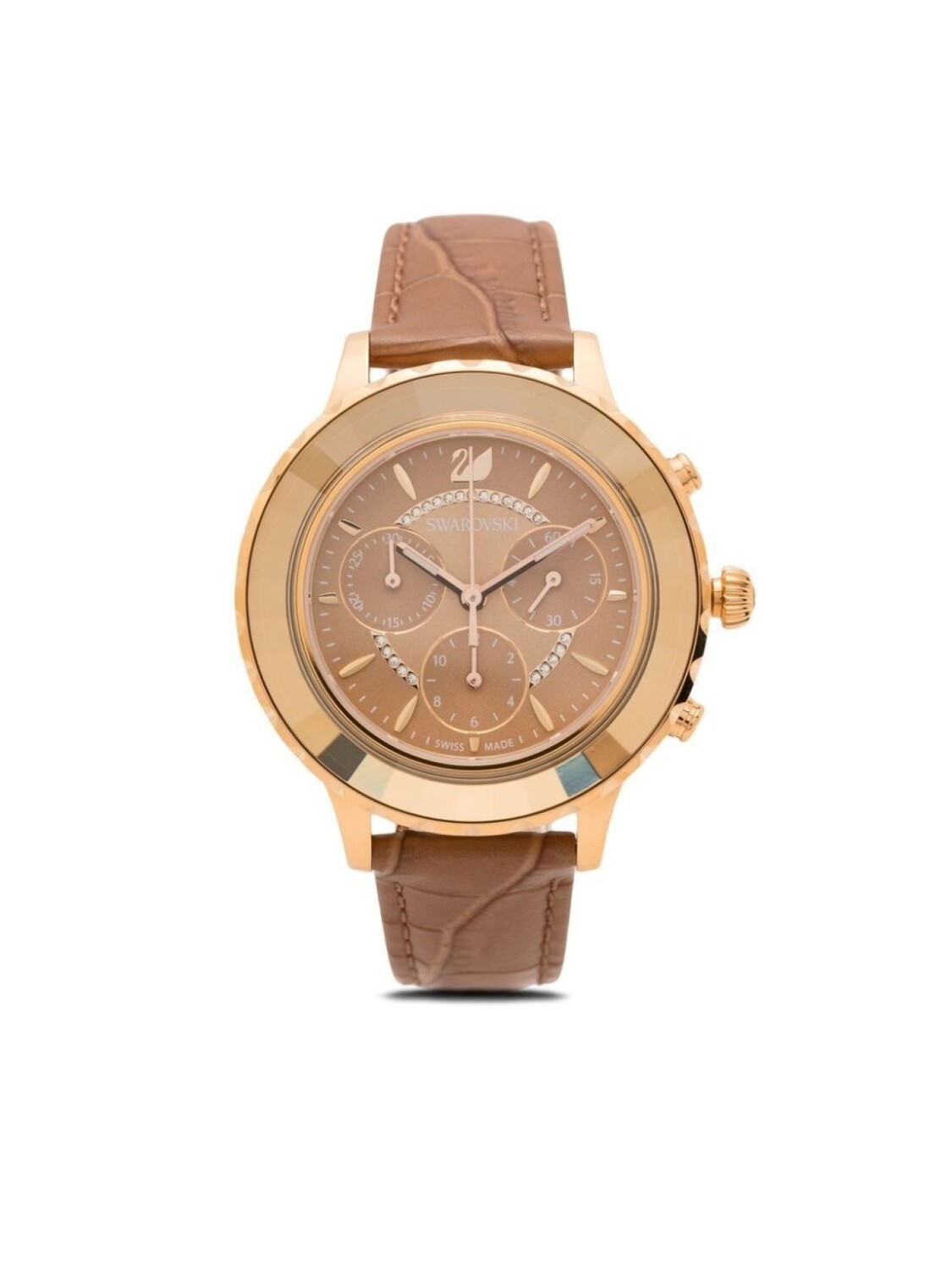 

Наручные часы Octea Lux Chrono 39.5 мм Swarovski, золотой