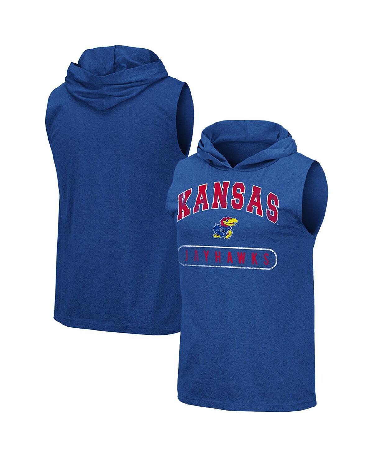 

Мужская майка с капюшоном Royal Kansas Jayhawks Varsity Colosseum