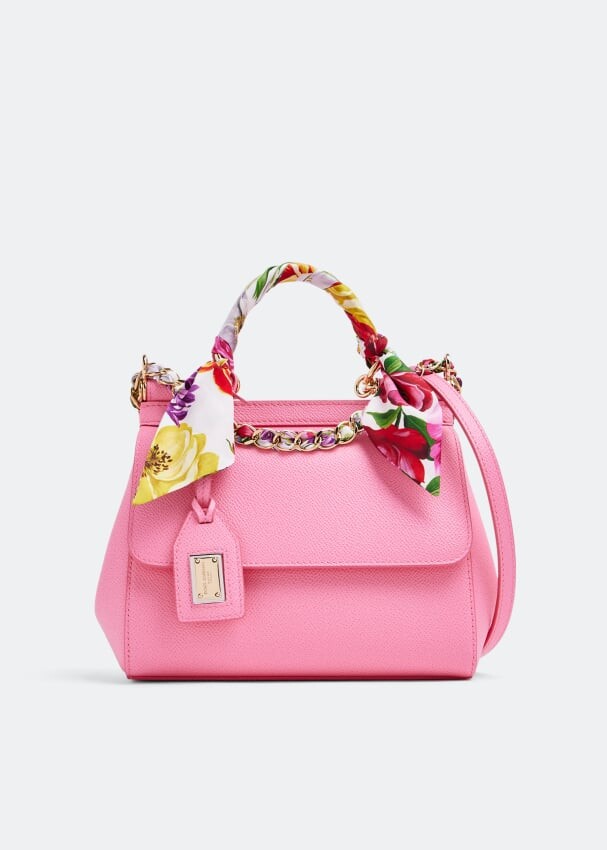 

Сумка Dolce&Gabbana Sicily Small Top Handle, розовый