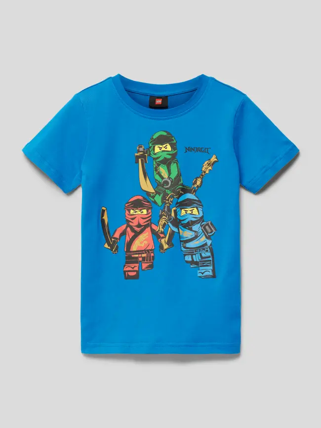

Футболка с мотивным принтом LEGO WEAR, синий