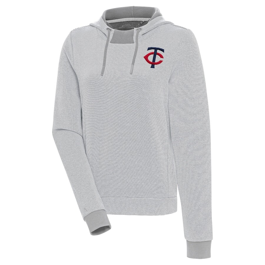 

Пуловер с капюшоном Antigua Minnesota Twins, серый