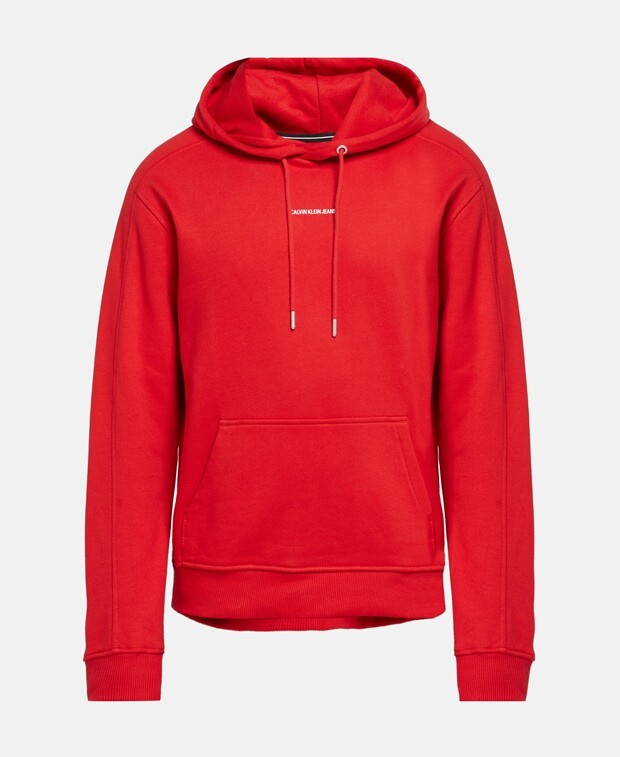 

Худи с капюшоном Calvin Klein Jeans, красный