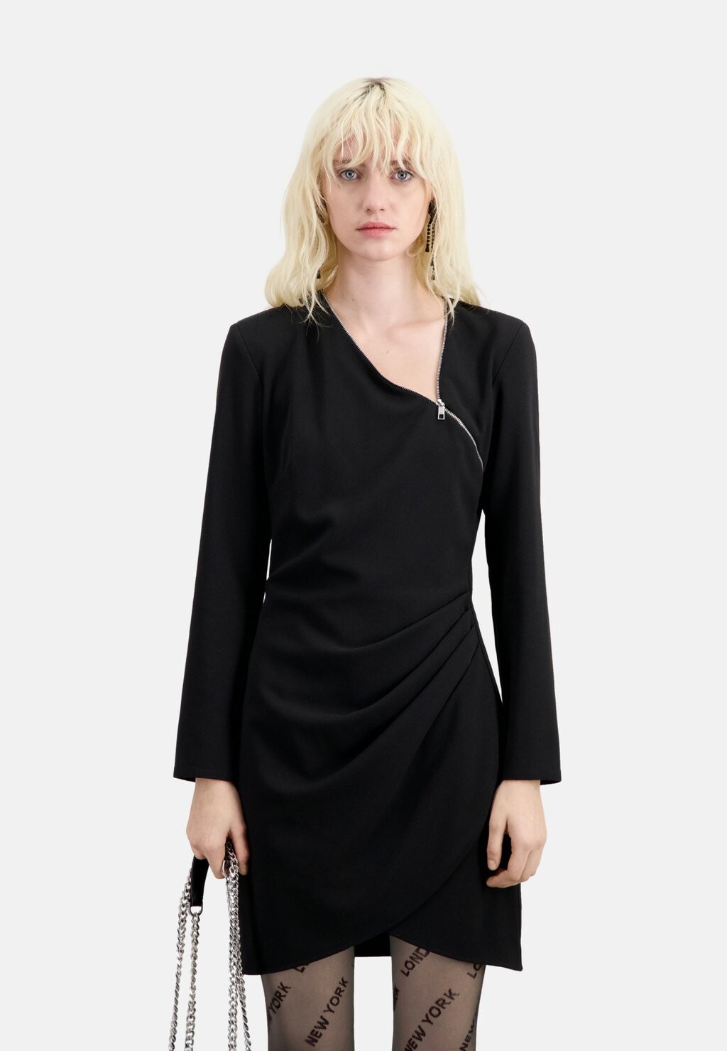 

Летнее платье Short With Zipper The Kooples, черный