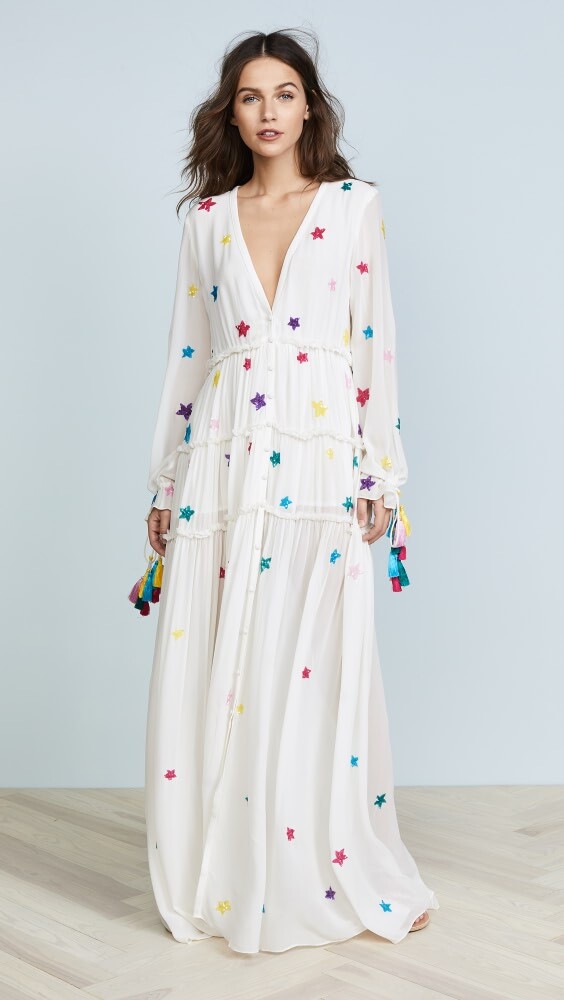 

Платье ROCOCO SAND Stellar Long, белый