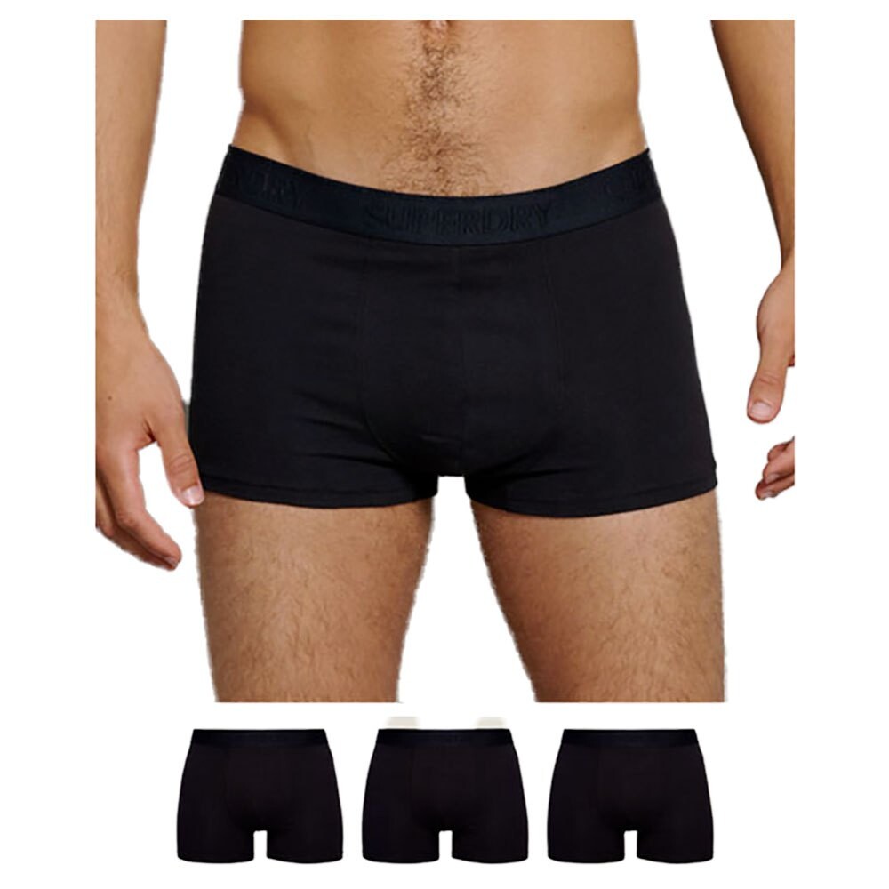 

Боксеры Superdry Classic 3 шт, черный