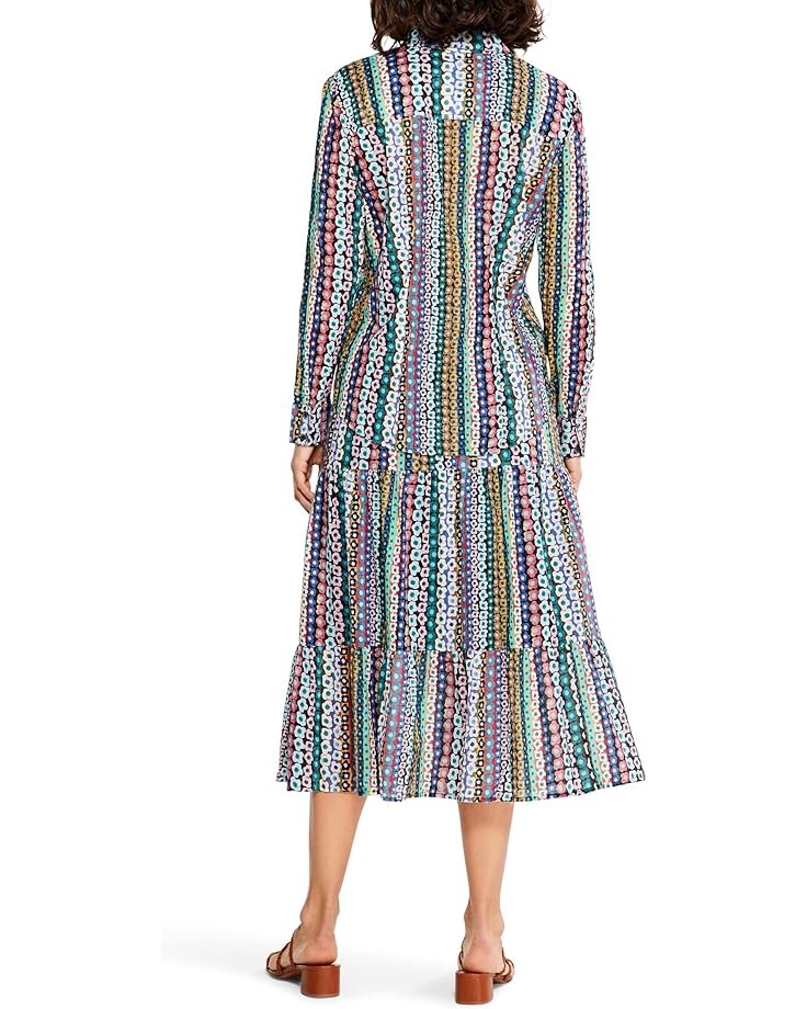 

Рубашка NIC+ZOE Flower Field Crinkle Shirt, цвет Pink Multi