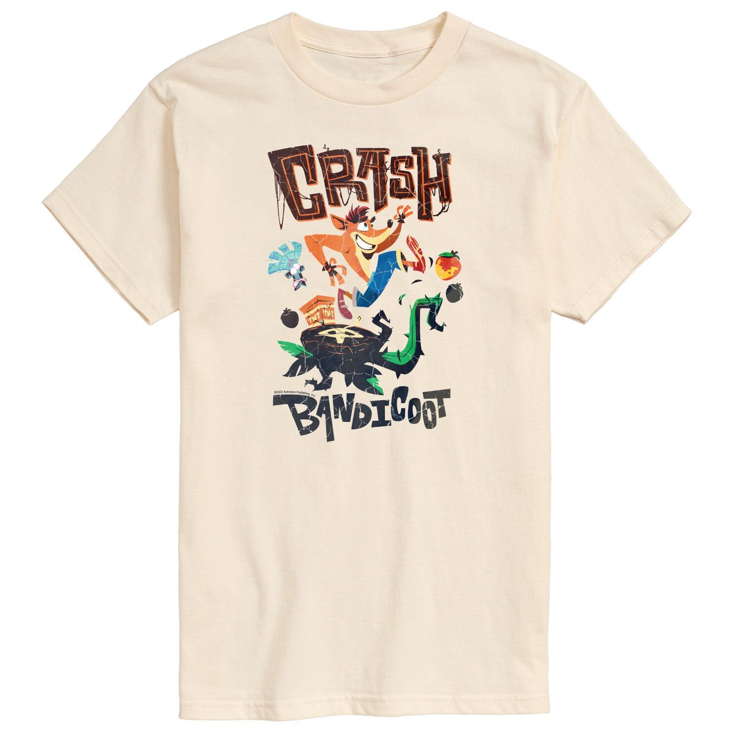 

Мужская футболка Crash Bandicoot Crash 4 Jump Tee Licensed Character