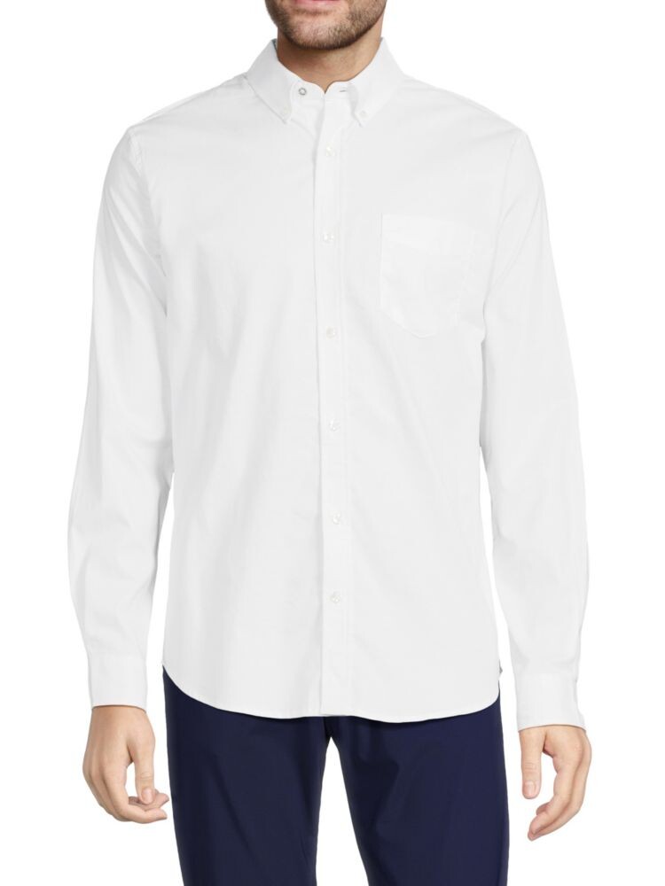 

Оксфордская рубашка с воротником на пуговицах Ben Sherman, белый
